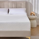 Rolanstar 8 Inch Full Mattress Gel Memory for Cool Sleep & Pressure Relief, Medium Firm Feel, CertiPUR-US Certified, Mattress in a Box, White