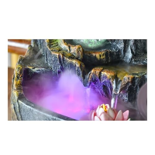 Fontaine d'intérieur avec humidificateur bureau et diffuseur cascade - 7