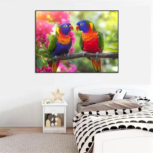 Pintar por numeros adultos bosque loro para conectar con tu creatividad interior 3