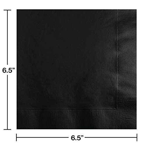 Creative Converting Lunch Napkins, One Size, Black Velvet #TOP1