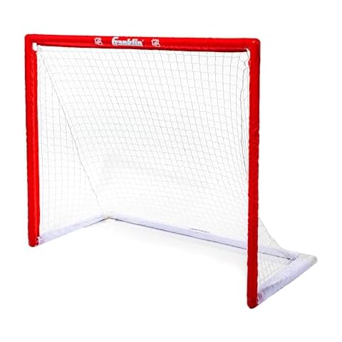 Franklin Sports NHL Kids Street Hockey Goal - Portable Lightweight PVC Youth Street + Roller Hockey Goal with Net - 46" Cover