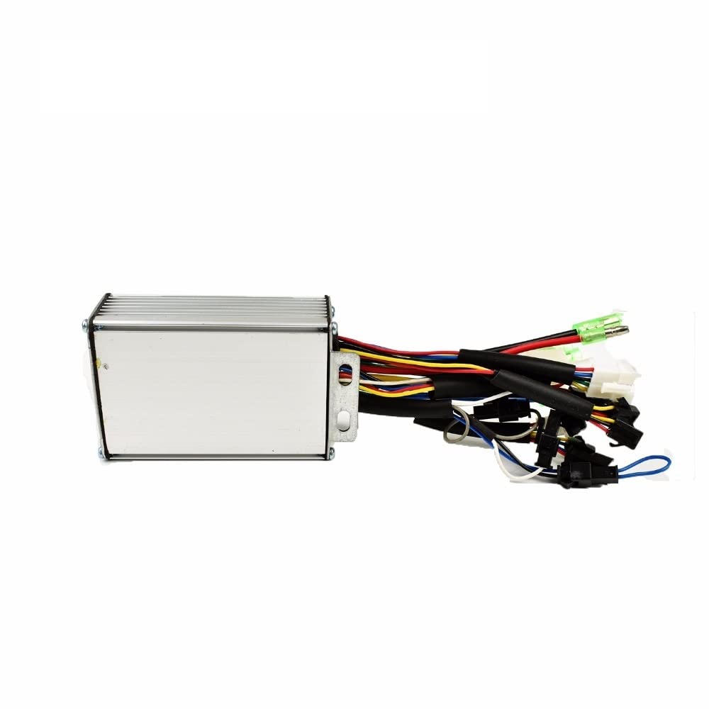 E-Bike-Controller 24V / 36V 250W 15A Brushless DC Sinuswelle Ebike Elektro-Fahrrad-Nabenmotor-Controller mit rechtem Ausgang Brushed Motor Controller