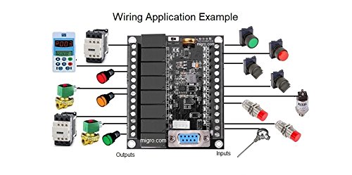 Electrodepot Plc Programmable Logic Controller Board 20 I/O W Ladder Logic Programming & Training Software #TOP5