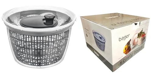Best House Premium Quality Large Professional Salad Spinner (in Gift Box) - 5000 ML/5 litres, BPA Free and Dishwasher Safe (Pack of 1)