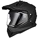 ILM Outside Visor for Dual Sport Helmet Model WS902(Visor, Clear)
