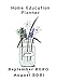 Home Education Diary/Planner: Academic Year September 2020 to August 2021 (flowers in jar cover)