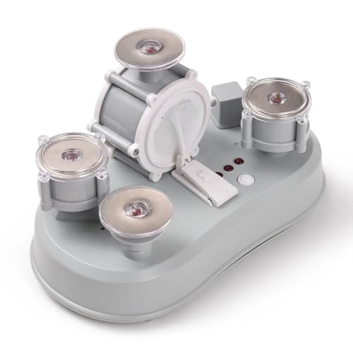 Mini Finger Drum Set – Desktop Touch Drum with Compact Hand Percussion Pads, Portable Rhythm Practice Craft for Stress Relief, Creativity, Coordination Training