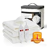 CELESTA Wärmeunterbett 160x140cm, Heizdecke mit 3 Temperaturstufen, LED-Controller &...
