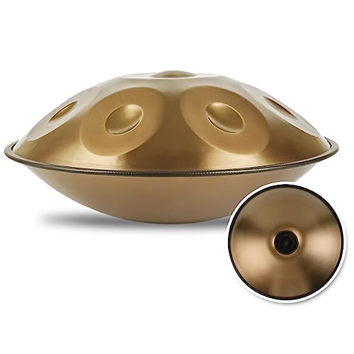 Steel Tongue Drum 22 Inch 10 Notes Oro miniatura 2