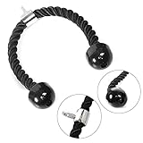 CCLIFE Trizepsseil Tau Nylon 70/85/100cm Bizeps Trizeps Seil Seilzug Fitness Kabelzuggriff Doppelgriff für Workout am Seilzug Kabelzug Kraftturm, Größe:85cm