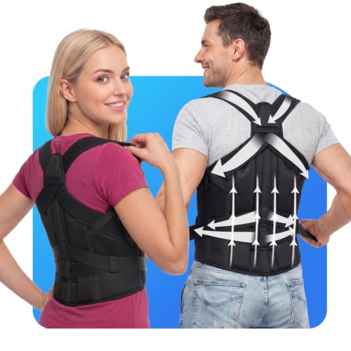 STALLY ONE Posture Corrector for Men & Women, Medical-Grade Back Brace