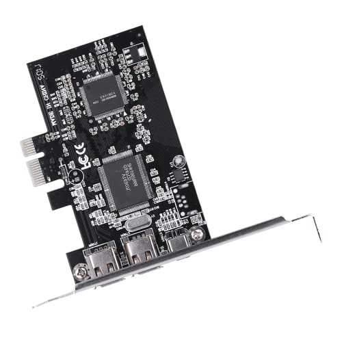 Amonida Pcie Control Card, Firewire Controller Card, Efficient For Most Operating Systems Video, Audio Transmission, Industrial Cameras #TOP27