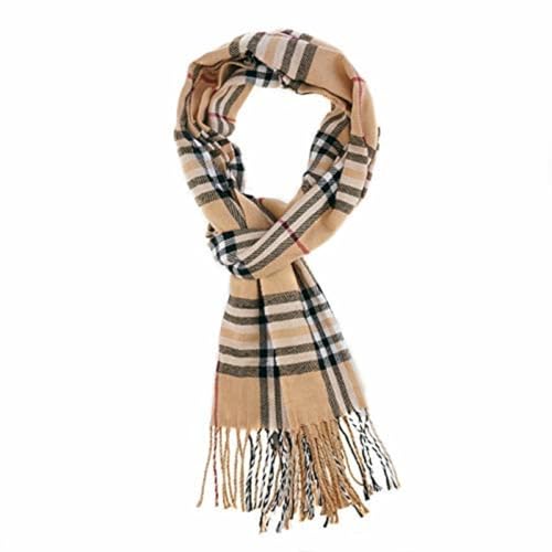 Plaid Super Soft Scarfs Luxurious Cashmere Feel Winter Scarf For Mens Womens Warm SCOTLAND Made 100% CASHMERE Scarf Scarves Plaid Wool Nova Scottish Fashion Soft Wool Tartan Plaid Gift for Men Women