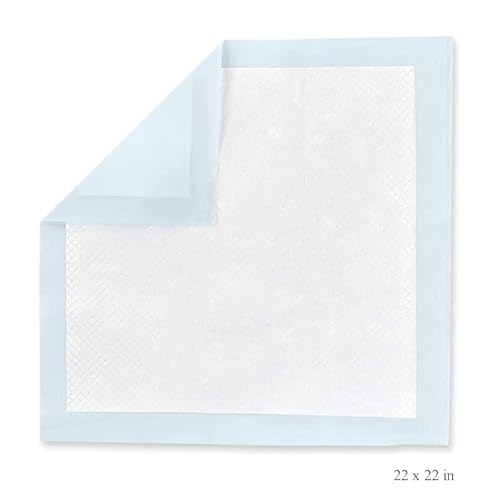 Amazon Basics Dog And Puppy Pee Pads With Leak-Proof Quick-Dry Design For Potty Training, Standard Absorbency, Regular Size, 22 X 22 Inches - Pack Of 100 #TOP4