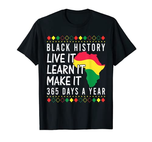Juneteenth América África Melanina Black History Month Camiseta