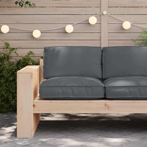 Coussin anthracite 80x80 cm pour salon de jardin imperméable - 4