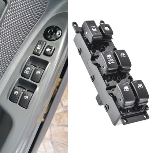 Lève-vitre bloqué sur KIA Rio : Solution interrupteur principal gauche 93570-1G200 - 3