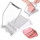 FIBOUND Luncheon Meat Slicing Tool Schinkenschneidewerkzeug Eierschneider - Luncheon...