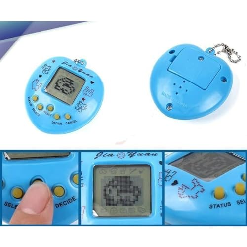 Brinquedo Virtual Tamagoch com 168 Animais, Interativo e Educativo com Tela LCD Colorida (Rosa)