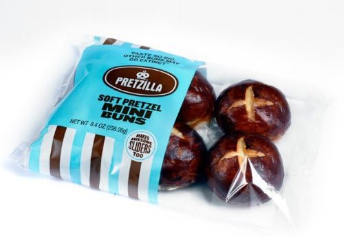 PRETZILLA Frozen Pretzel, Dinner Roll, 8.4 Ounce (Pack of 24)