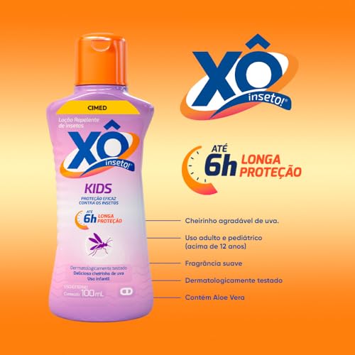 XÔ INSETO! KIDS Repelente de Insetos Infantil 100 mL