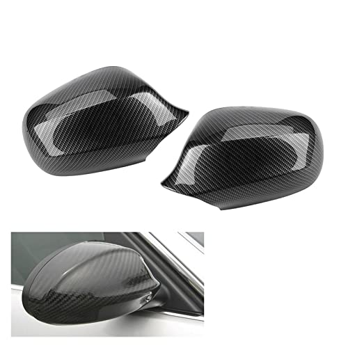 Coques de rétroviseur 51167205291 noir carbone ABS pour E90 E91 LCI 2009-2011 - 2