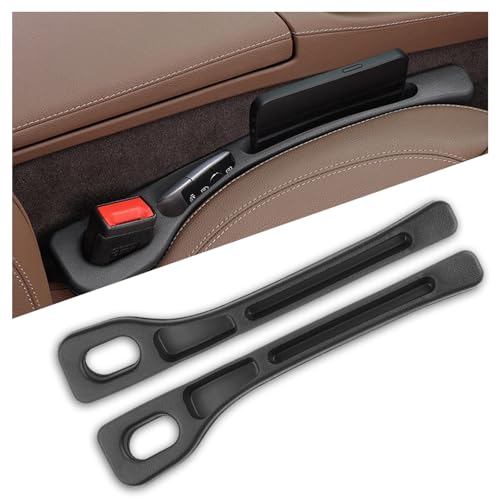 Aokdom - 2PCS Car Seat Gap Filler Organizer with Car Storage Slot,Multi-Functional Car Gap Filler for Phone,Key,Coin in Car Organization And Anti-Drop,Universal Car Gap Filler Organizer for Cars