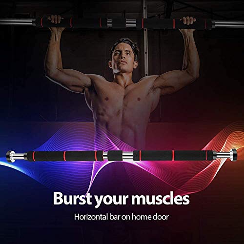 Barra de puxar para cima, barra de aço inoxidável para uso doméstico, barra horizontal para treiname