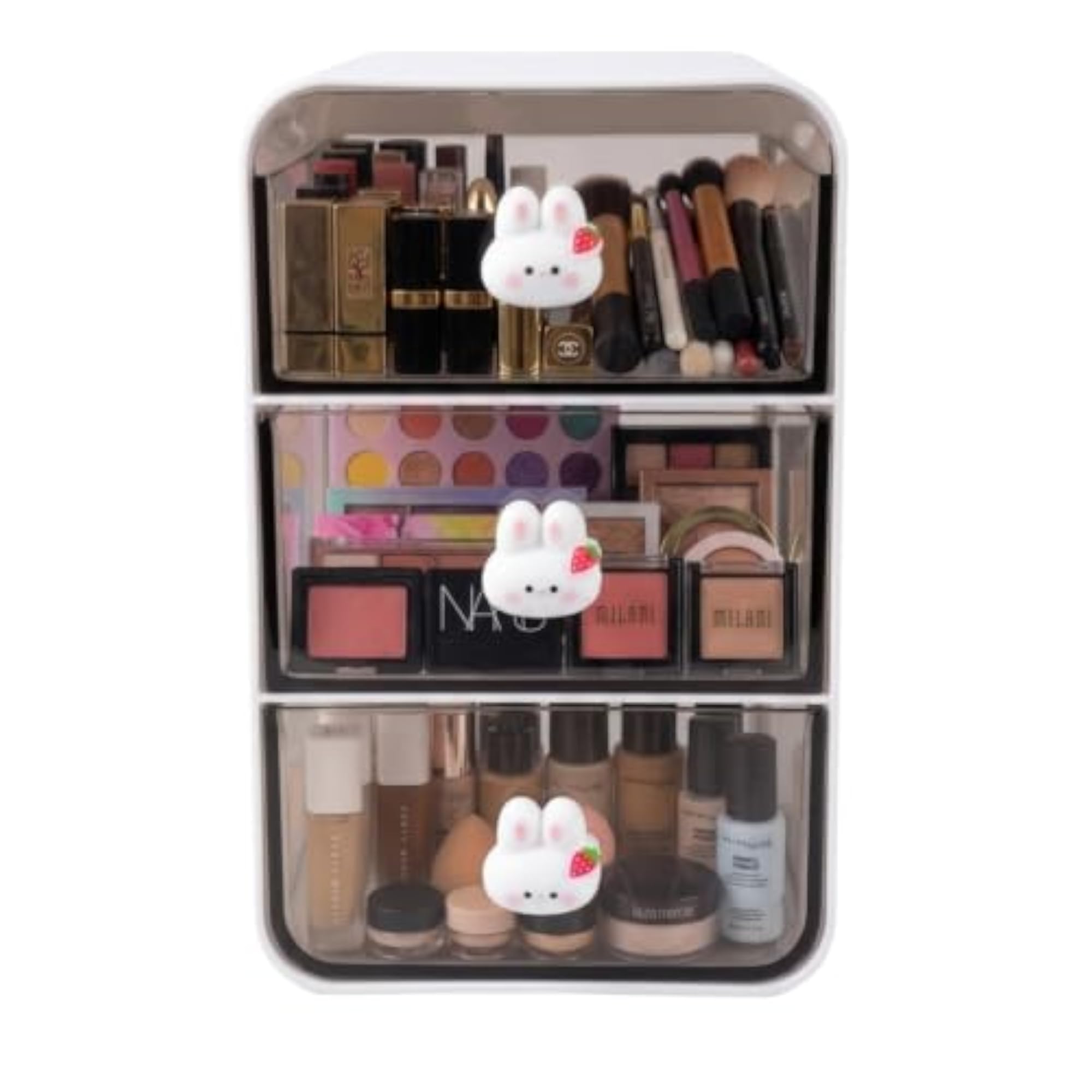 3 Drawer Small Desk Organizer Box, Multipurpose