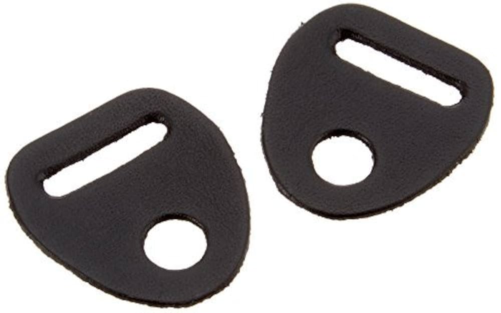 Amazon | CURA 真鍮製2重リング専用あて革ブラック CAK-101BLK