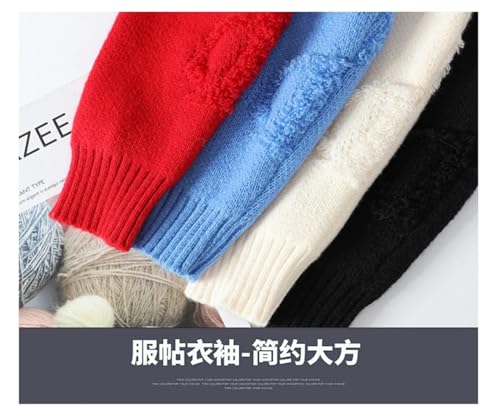 Mens Sweater Cashmere Knitwear Thick Warm Men Pullover Pull Homme Casual Tops4