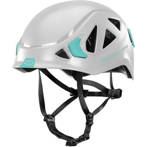 Climbing Technology, Eclipse Unisex Adulto, Blanco/Aquamarina, Talla Ajustable de 48 a 56 cm
