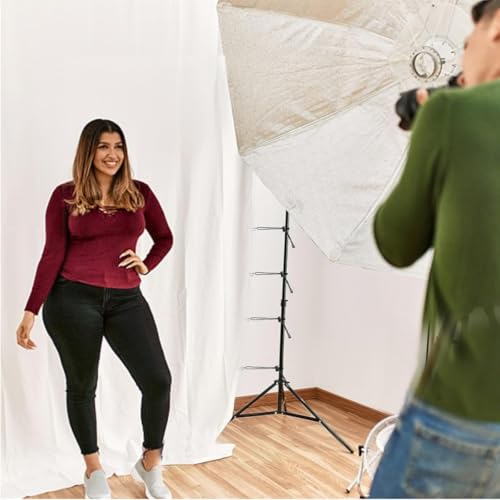 Zwenjuan Uchwyt na klipsy do tła, 12 sztuk klip fotograficzny stojak z liną klipsy do tła, klipy fotograficzne zaciski do zdjęć w tle, do studia fotograficznego tła na płótnie