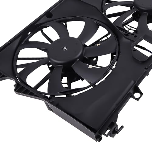 Image of maXpeedingrods Engine Radiator Cooling Fan Assembly for Lexus RX350 RX350 F Sport 2016-2022, for Lexus RX350L Base 2018-2022 V6 3.5L Replacement 163610P400 167110P340