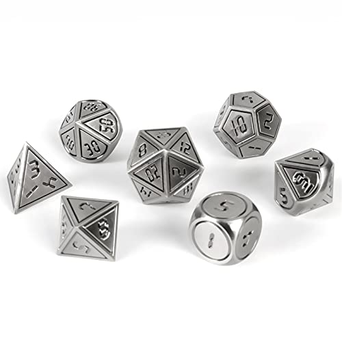 Preisvergleich Produktbild shibby 7 Metall-Würfel Digital-Look - D8