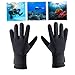 Xweptuy Diving Gloves 0.3CM Neoprene Gloves Stretchy Warm Anti-Slip Diving Glove for Men Women Swim Kayaking Paddle Sailing Surf Black M &
