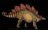 Nanmu 1/35 Stegosaurus Pike Figure Realistic Stegosauridae Dinosaur PVC Collector Toys Animal Educational Model Decoration Gift for Adult (Red Version)