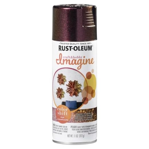Rust-Oleum Imagine Craft & Hobby Color Shift Spray Paint Champagne Pink, 11 oz.