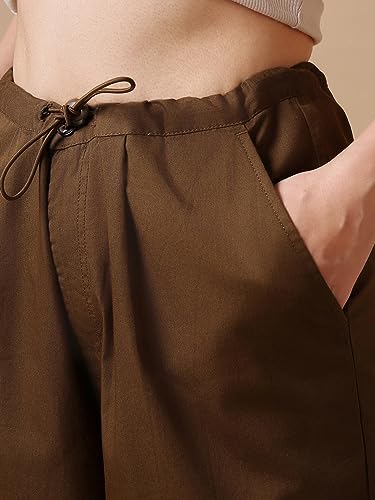 Image of Bewakoof Women's Loose Low Rise Cargo Pant