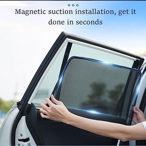 Sonnenschutz Für 3er 2012-2019 Autofenster-Sonnenschutz, Magnetisch, Vorne Und Hinten, Für UV-Blockierung Und Privatsphäre Sonnenschutzblende