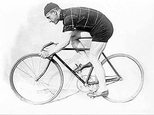 Norman Anderson & Racing Bicycle 11x14 Photograph Photo Print