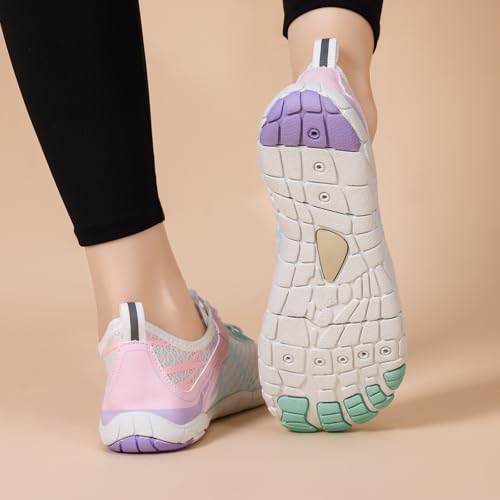 Image of Hike Barefoot Shoes for Women Men Breathable & Non-Slip Athletic Footwear Wide Toe Water Shoes,Designed for Walking,Running&Swimming