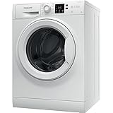 Hotpoint NSWF 846 W UK 8kg Load 1400rpm Anti-Stain Washing Machine - White - Image 2