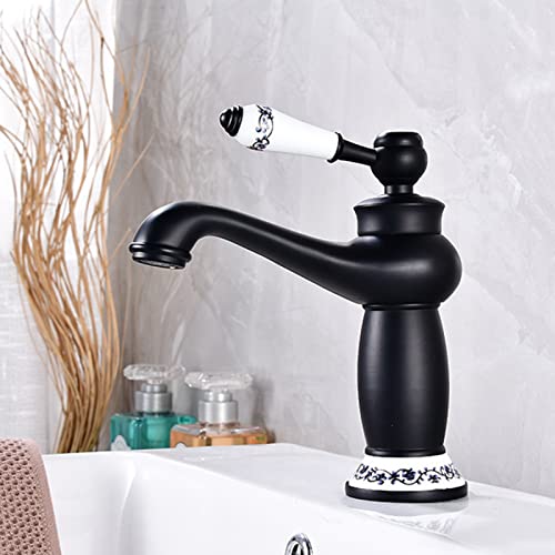 Robinet de bassin eau froide chaude mitigeur évier salle de bain laiton