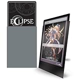 Ultra Pro - Eclipse Matte Small Sleeves 60 Count (Smoke Grey) - Protect All Your Gaming Cards ,...