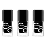 Catrice ICONAILS Gel Lacquer, Gellack, Nagellack, Nr. 20 Black To The Routes, schwarz...