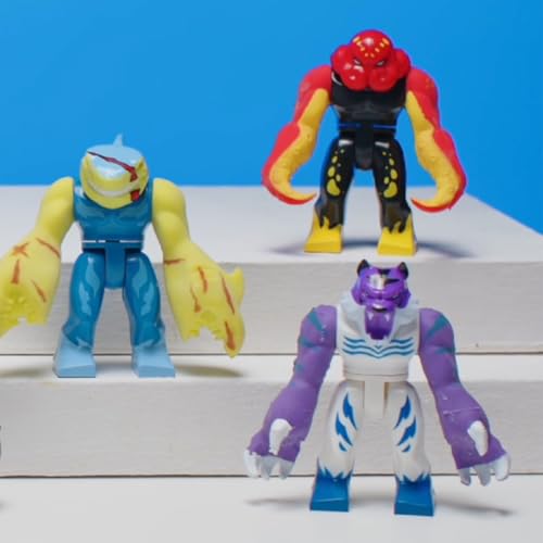 #sbabam, Funny Box Wild Warriors Mutant, Mutant Animals Kinderspielzeug, 2 Stück, Kioskspiele für Kinder - dehnbares Spielzeug zum Kombinieren, Kindergeschenk +3 Jahre