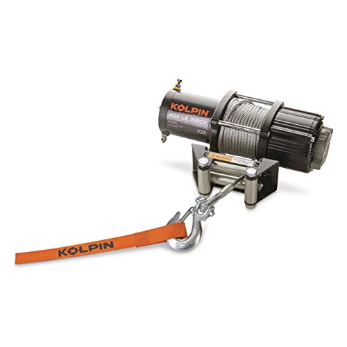 Kolpin winch eléctrico 2500 libras con cable de acero miniatura 2