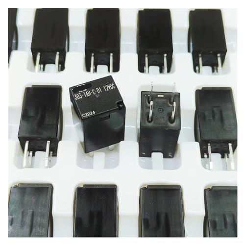Relé automotriz 303-1AH-C-D1 12VDC de 4 pines con diodo integrado para vehículos 4