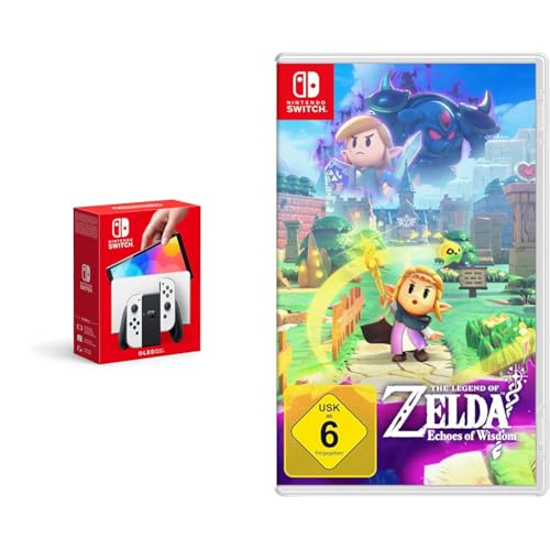 Nintendo Switch-Konsole (OLED-Modell) Weiß & The Legend of Zelda: Echoes of Wisdom